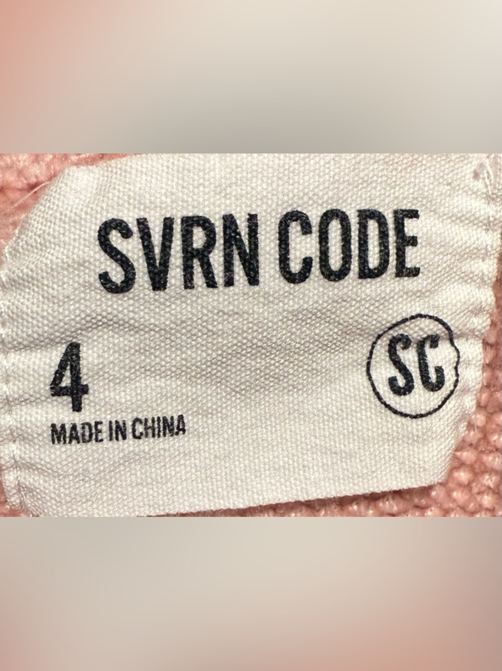 SVRN CODE Girls Chevron Design Sweater - Picture 3 of 4
